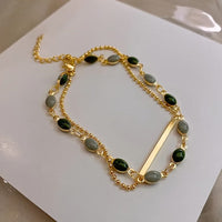 Olivia Moss Pulsera Dúo | Oro