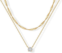Collar en Capas Halo | Oro