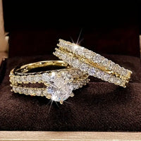 Set de Anillos Eternal Radiance | Oro