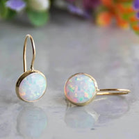 Aretes de Ópalo Resplandor Antiguo | Oro