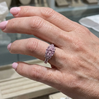 Celia Rosette Anillo | Oro Blanco