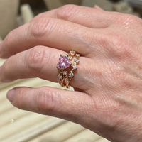 Set de Anillos Petalheart Garden | Oro
