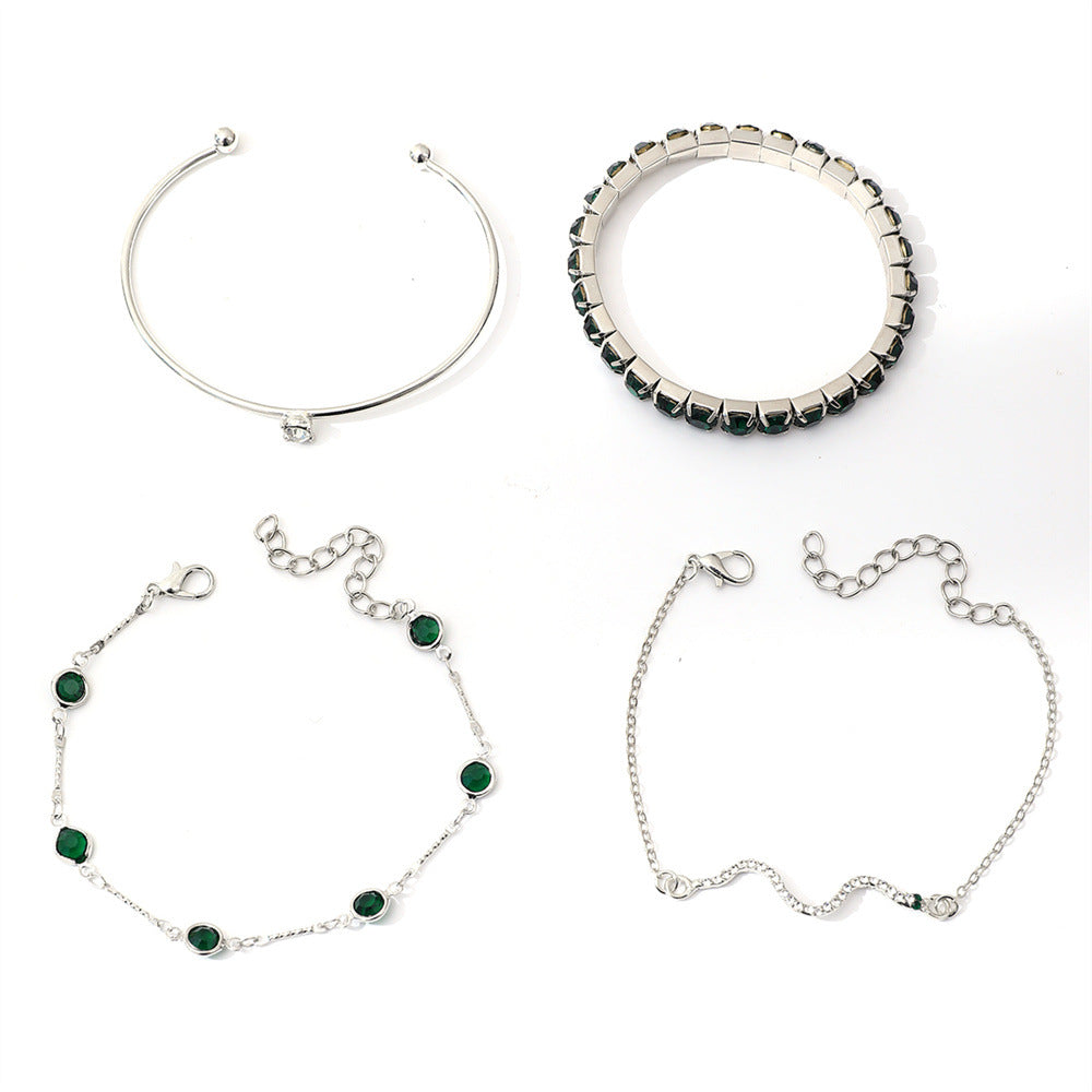Sorina Feldwyn Set de Pulseras | Oro Blanco