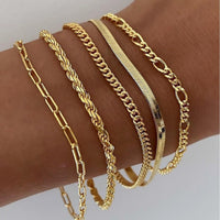 Ellis Renner Set de Pulseras | Oro