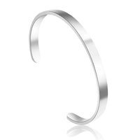 Pulsera Rígida Ronan | Oro Blanco