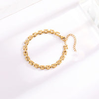 Pulsera de Cadena con Reloj | Oro