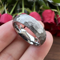 Anillo Texturizado Elric | Oro Blanco