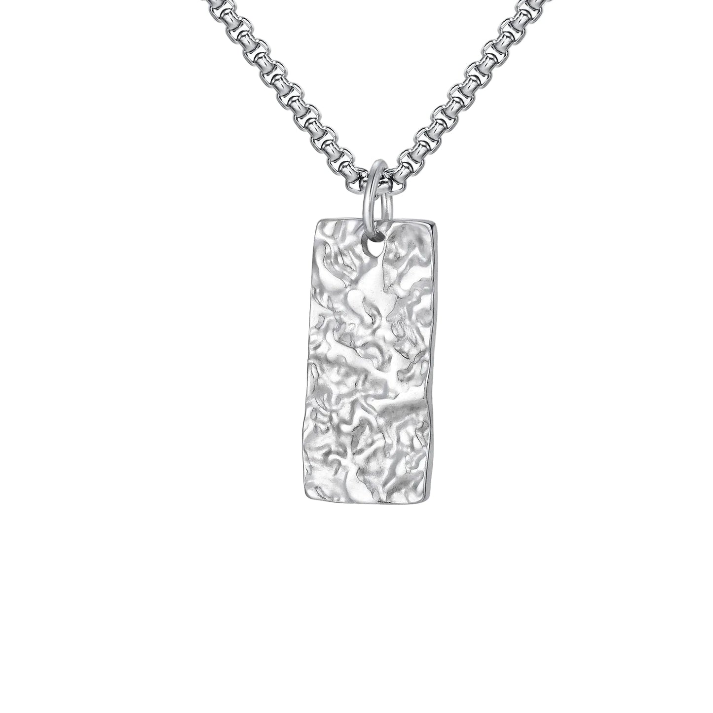 Collar Barra Martillada Ziven | Oro
