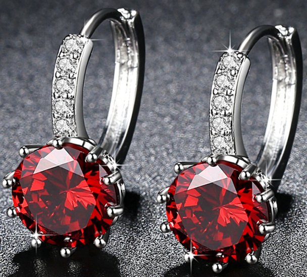 Celira Orvane Aretes | Oro Blanco
