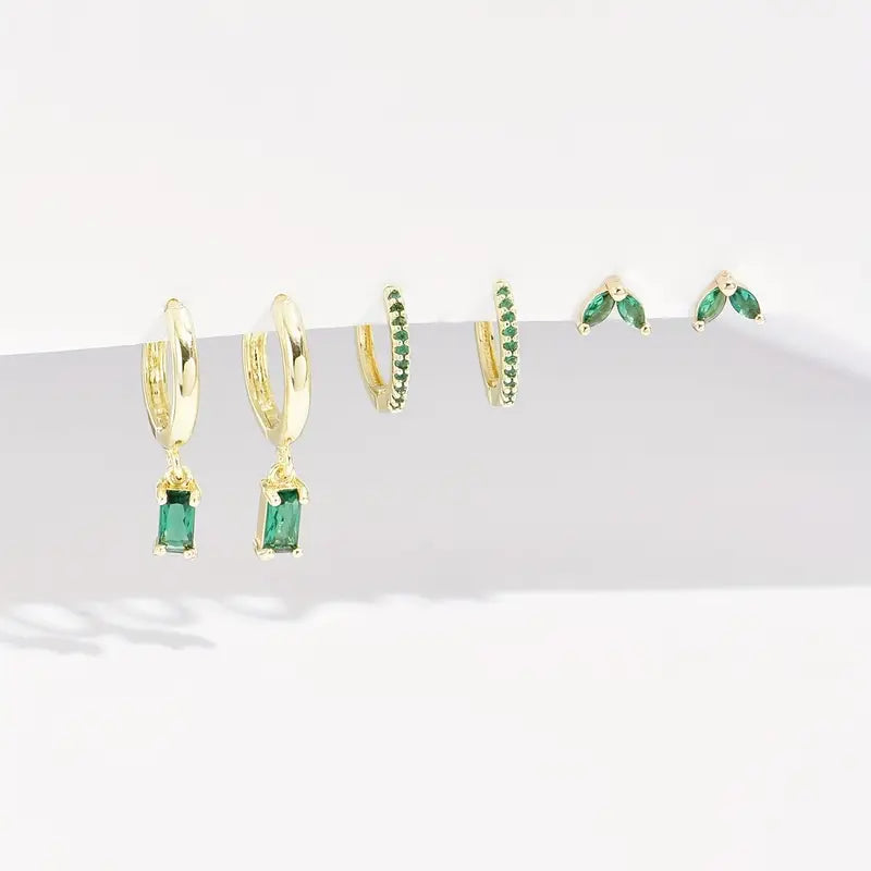 Fiorenza Viridelle Set de Aretes | Oro