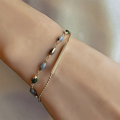 Olivia Moss Pulsera Dúo | Oro