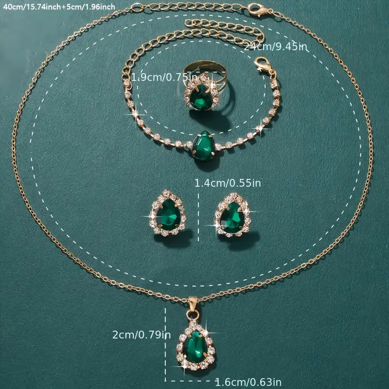 Elisandre Vermont Set de Joyería | Oro