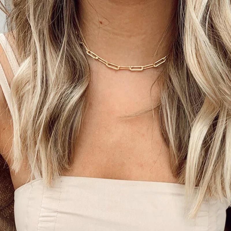 Archen Collar de Cadena Elegante | Oro