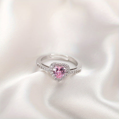 Anillo Rosekiss Corazón | Oro Blanco