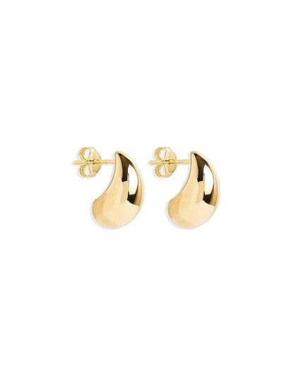 Mato Aretes Colgantes | Oro Blanco