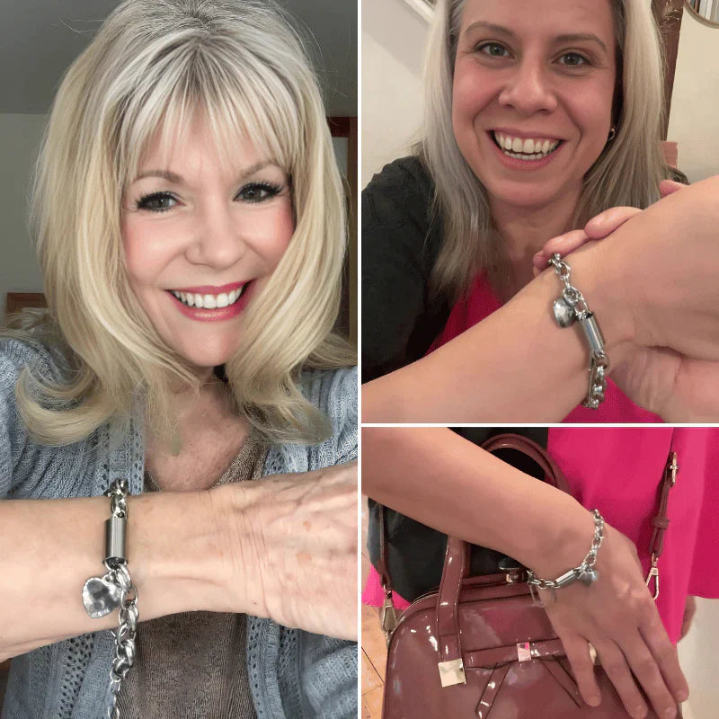 Pulsera Gruesa de Corazón | Oro
