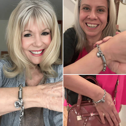 Pulsera Gruesa de Corazón | Oro
