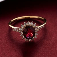 Anillo Empress Rojo | Oro