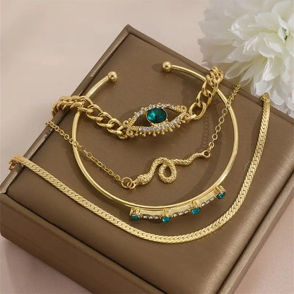 Serpina Veyra Set de Pulseras | Oro