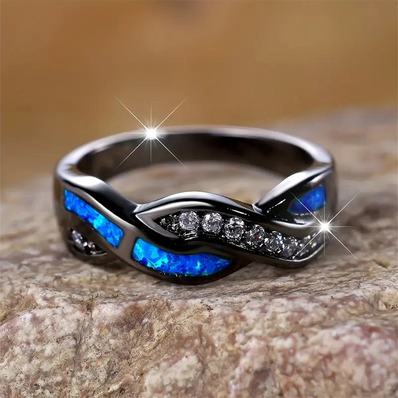 Thessia Lunebray Anillo | Oro Blanco