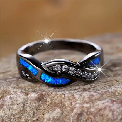 Thessia Lunebray Anillo | Oro Blanco