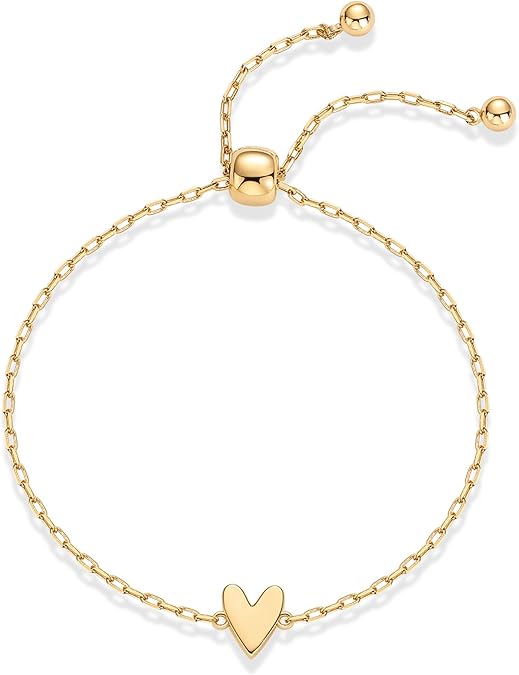 Pulseras de Corazón Radiante | Oro