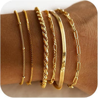 Isabella Vernetta Set de Pulseras | Oro