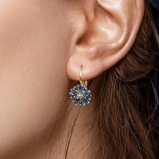 Calina Aretes de Flor | Oro