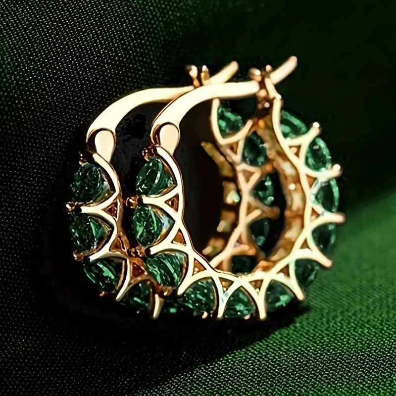 Elena Marlowe Aretes de Argolla | Oro