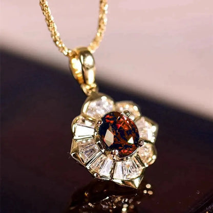 Kavella Solcrimson Collar | Oro