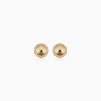 Have a Ball Aretes Stud | Oro Blanco