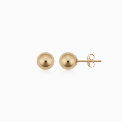 Have a Ball Aretes Stud | Oro Blanco