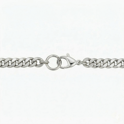Pulsera Cubana Estate | Oro Blanco