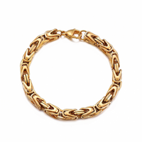 Pulsera Eslabón Corona Lucian | Oro