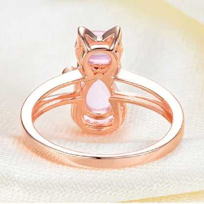 Anillo de Gato en Oro Rosa | Oro Rosa