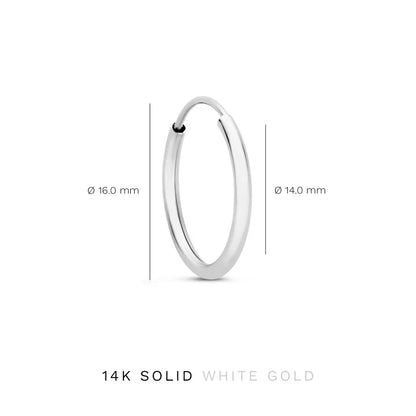 Noémie Sorel Aretes | Oro Blanco