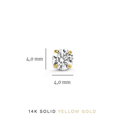 Dara Brillane Set de Aretes con Piedra | Oro