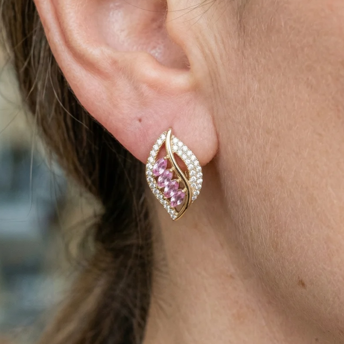 Isola Blushlune Aretes | Oro