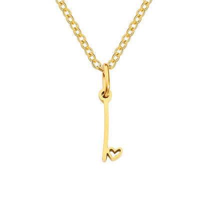 Collar con Inicial de Corazón | Oro