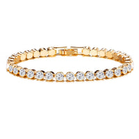 Pulsera Tennis Corte Redondo | Oro