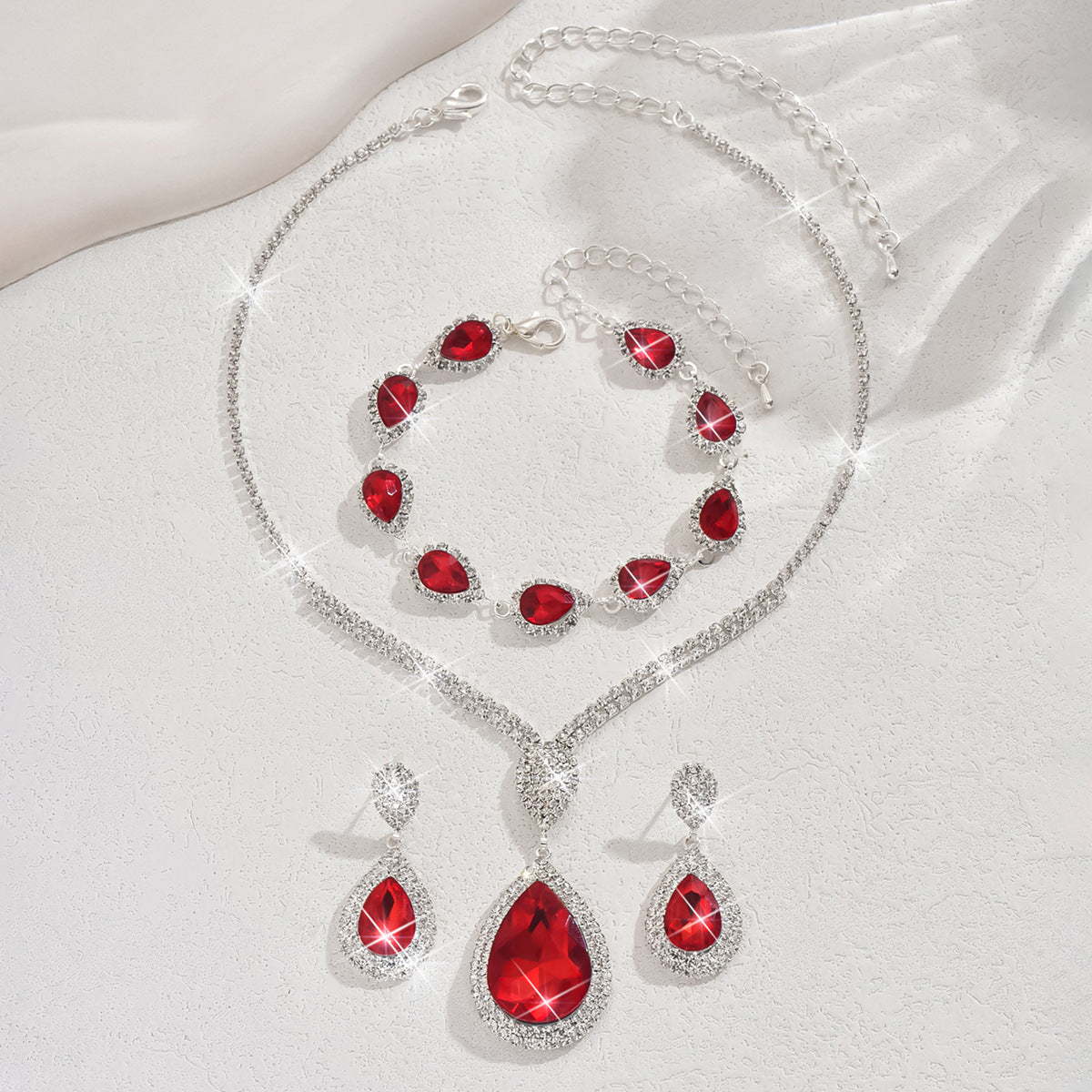 Thalira Bloodwynne Set de Joyas | Oro Blanco