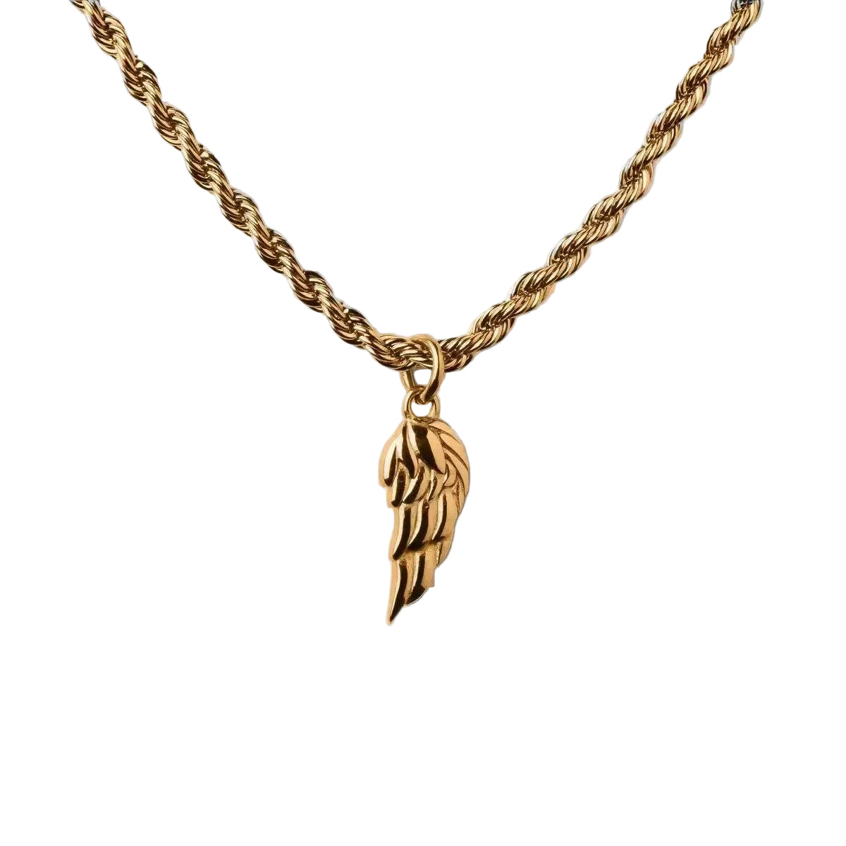 Collar con Colgante Ala Elio | Oro