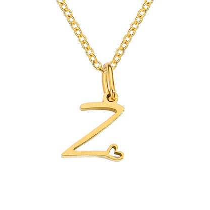 Collar con Inicial de Corazón | Oro