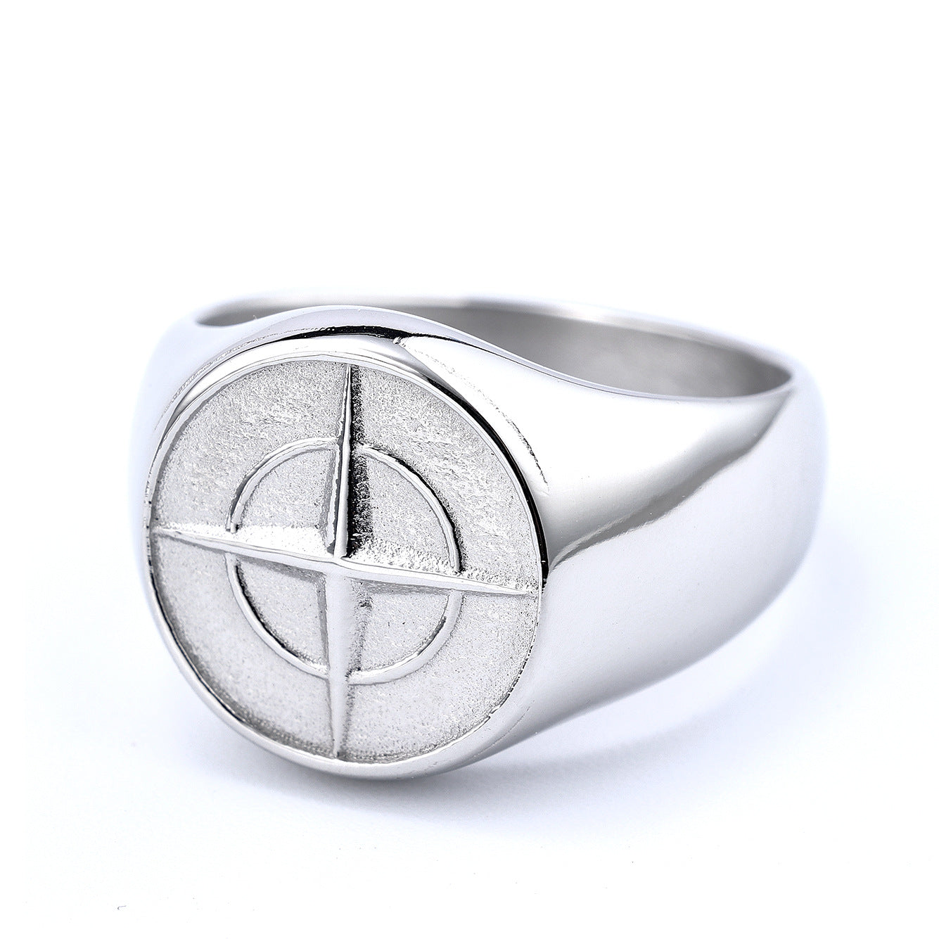 Anillo de Sello Brújula Clásico | Oro