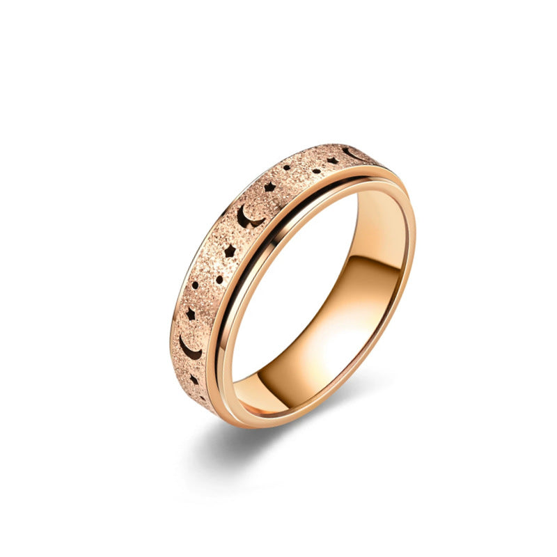 Anillo Atlas Cielo Nocturno | Oro Rosa