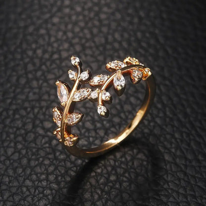 Anillo de Enredadera Elegante | Oro