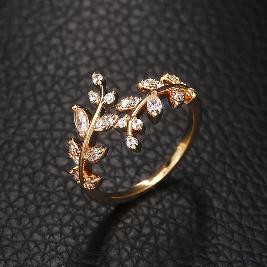 Anillo de Enredadera Elegante | Oro