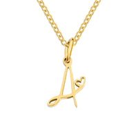 Collar con Inicial de Corazón | Oro