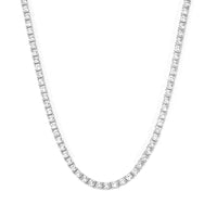 Collar Tennis | Oro Blanco