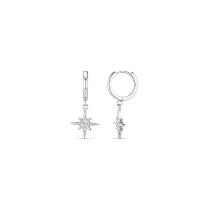 The Vudu Aretes | Oro Blanco